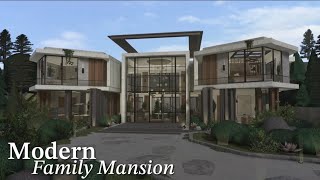 Bloxburg: Modern Family Mansion | Speedbuild | Roblox Bloxburg Bloxburg: Modern Family Mansion | Speedbuild | Roblox Bloxburg