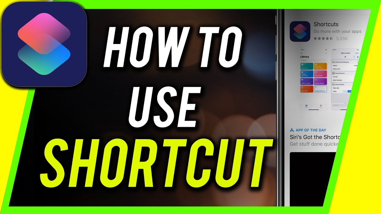 How to Use the SHORTCUTS App on iPhone or iPad - YouTube