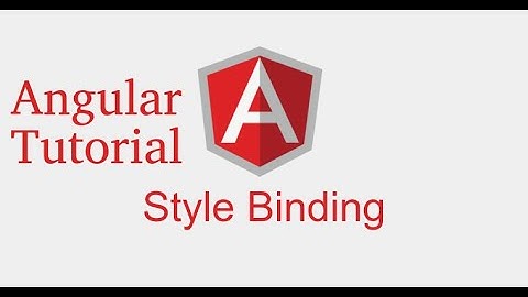 Angular 9 tutorial #13 style binding  | dynamic style