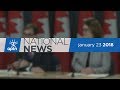 APTN National News January 23, 2018 – Philpott Briefing, Trans Mountain, Inquiry In Yellowknife