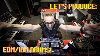 Let's produce LIVE #1: how to get EDM/IDM drums really TALK!