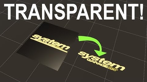 How to actually use Transparent Textures!