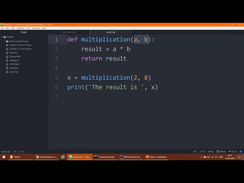def – return Execution. 14th Video. Starting with Python. Beginner's Guide. Tutorial Video