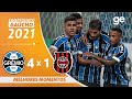 GRÊMIO 4 X 1 BRASIL DE PELOTAS | MELHORES MOMENTOS | 2ª RODADA GAÚCHO 2021 | ge.globo