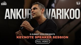 Keynote Speaker Session ft. Ankur Warikoo | ESummit 2024, BloomBox