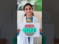 Physiotherapy Quiz with Dr Monica Dhanani Physiotherapist #shorts #Quiz