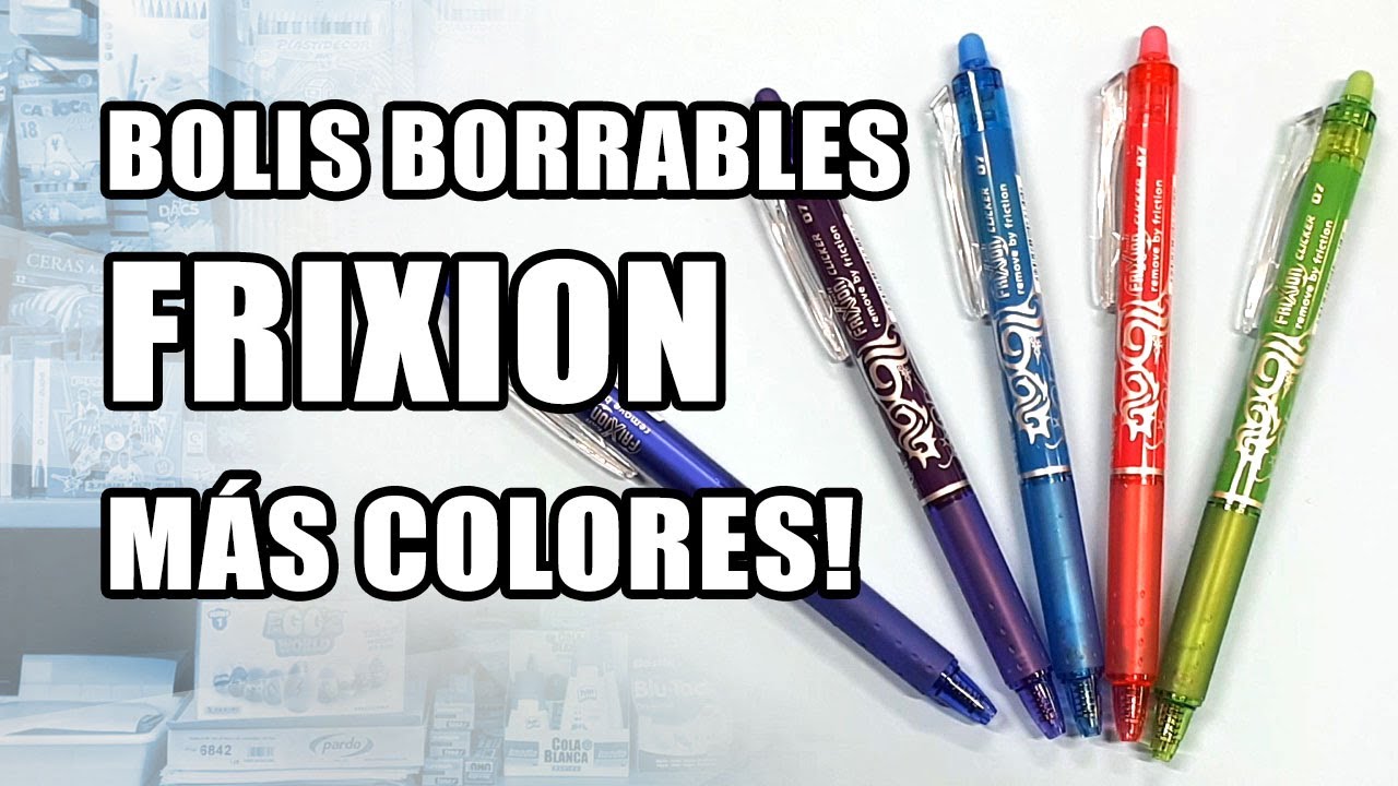 BOLIGRAFOS BORRABLES FRIXION DE PILOT !