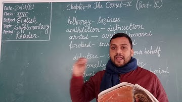 Chapter- 10 The Comet - II