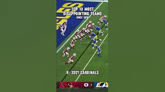 Top 10 Most Disappointing NFL Teams Since 2010: Part 1 🔥 #nfl #nflfootball #football thumbnail