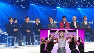 BTS reaction to LISA - 'LALISA' SPECIAL STAGE