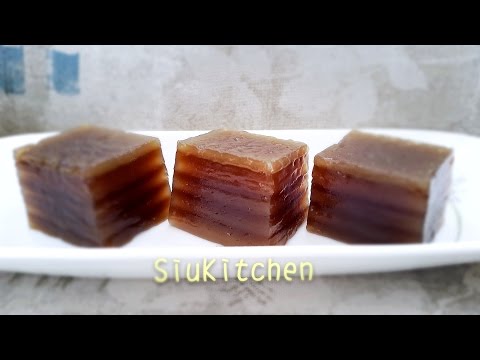 [Eng-Recipe] How to make Layered Ling Fen Gao (千層菱粉糕)‏