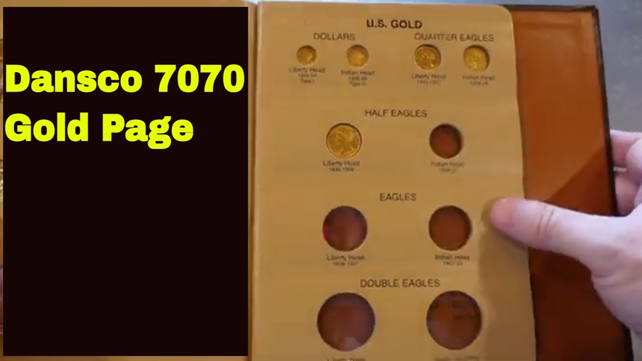 Adding a Gold Page to my Dansco 7070 coin album 