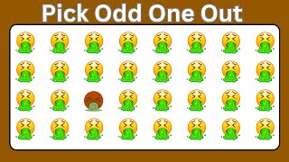 How good are your eyes? | Pick Odd One Out | Emoji Challenge