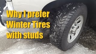 Why I use Studded Winter/ Snow Tires | AnthonyJ350
