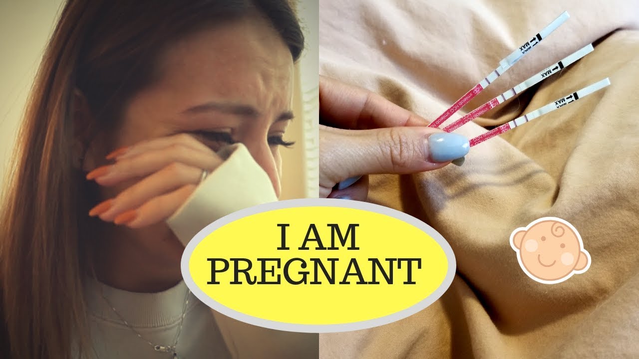 I am Pregnant How I Found out Emotional live pregnancy test YouTube