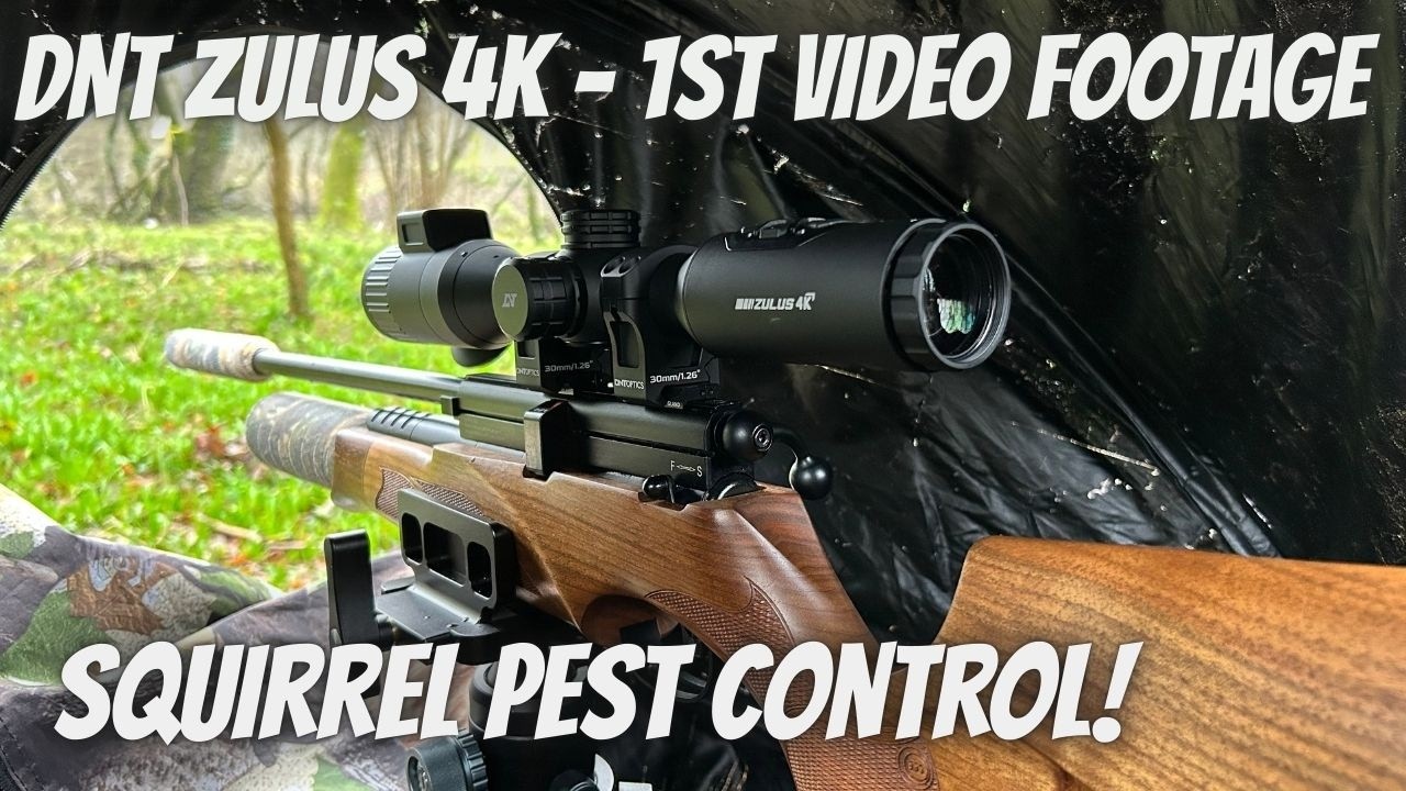 Тест DNT Zulus 4K в реальном времени: видеозапись борьбы с белками-вредителями в полевых условиях...