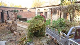 Two young fathers renovated the old house left by their mother~ Cleaning out a dilapidated room by Rural House 24,340 views 4 months ago 33 minutes