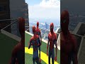 GTA 5 JET SKI Crazy Ragdolls Spiderman Fails/Jumps Crashes #shorts