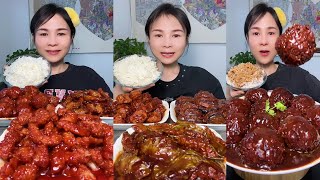 【ASMR】【MUKBANG】SPICY BRAISED PORK BELLY | EATING SHOW |CHINESE MUKBANG |食べ |吃播 LOVE ASMR•JENNIE #29