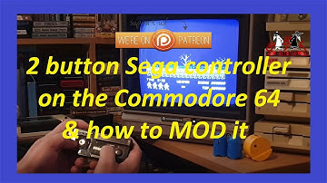 Commodore 64 2 Button Controller MOD