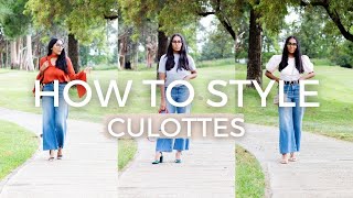 How To Style Culottes | Zara, Forever New, Mango