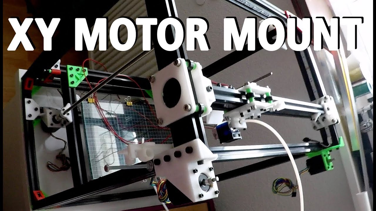 D-BOT 3D PRINTER DIY BUILD - Motor Mount (work in progress) - YouTube