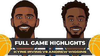 Kyrie Irving Clashes Andrew Wiggins! Dallas Mavericks vs Golden State Warriors - NBA Highlights 🔥