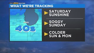 Chicago First Alert Weather: Saturday sunshine, soggy Sunday
