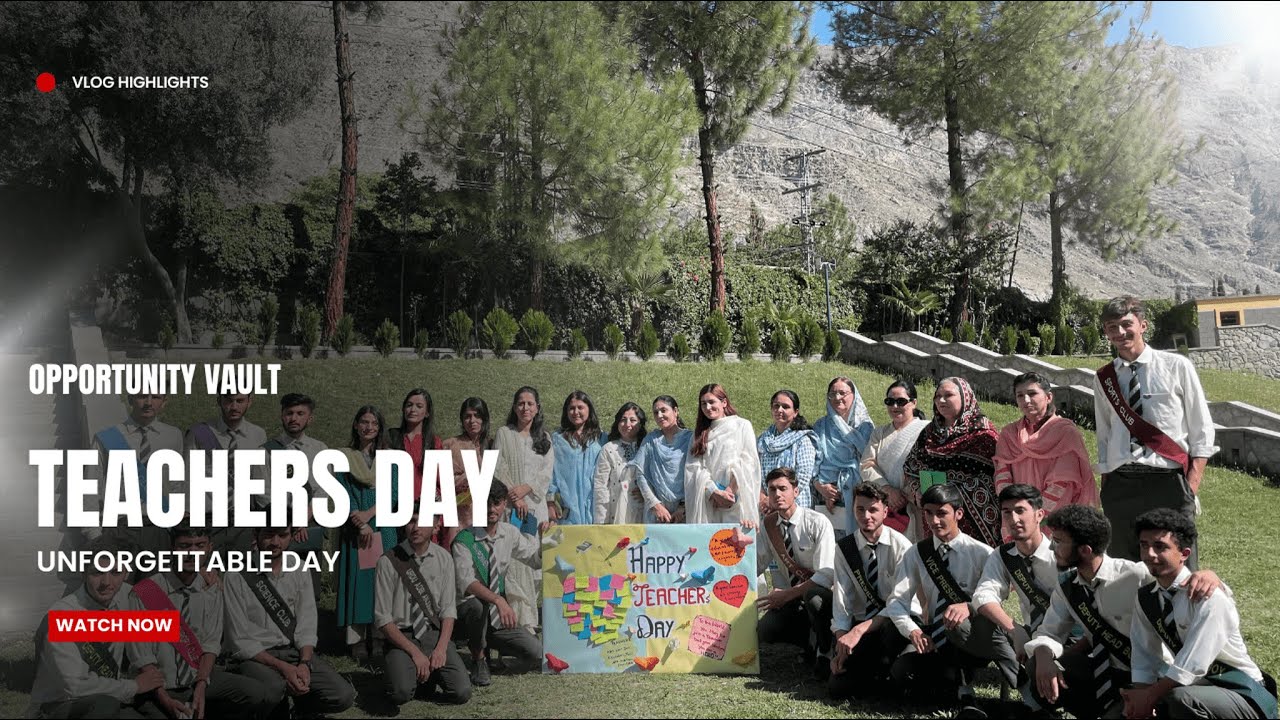 AKHSS Gilgit Teachers Day 2024: Celebrating with Endless laughs, Learnings and Music discovery!