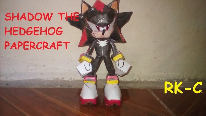 Sonic Paper Toy Articulado - Papelbox