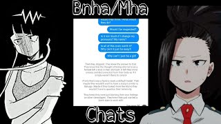 This isnt her body || Nonbinary and gender dysphoria || Bnha/Mha chats