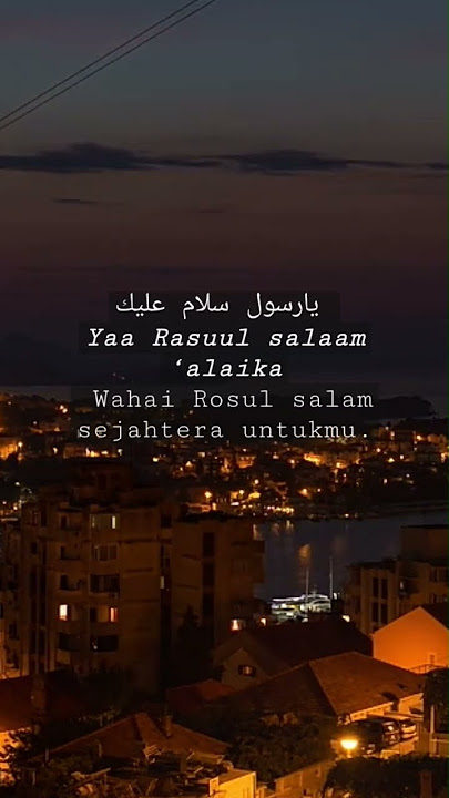 Mahalul qiyam  instrumen ( lirik arab , latin , dan arti )