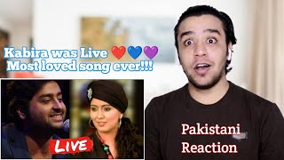 Pakistani Reaction On Arijit Singh Live With Harshdeep Kaur Singing Kabira | Re-Actor Ali