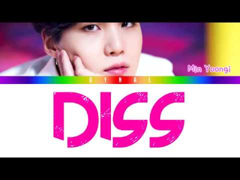 BTS (방탄소년단) - Suga (민윤기) - 'DISS' (Color Coded Lyrics Eng/Rom/Han/가사)