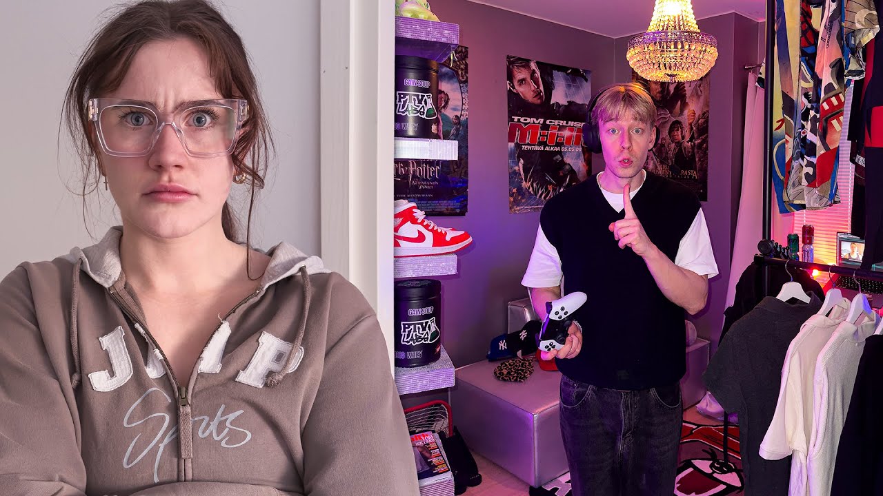 Varastan tyttöystävän huoneen itselleni!!