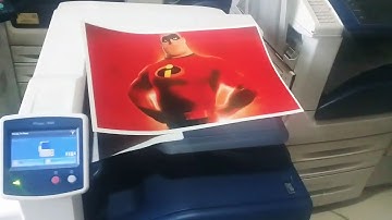 Test Print Xerox Phaser 7800GX