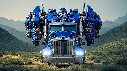 First On YouTube ‼️ Telolet Rolling Truck Turns Into Bumblebee Robot,Transfomer,Optimus Prime