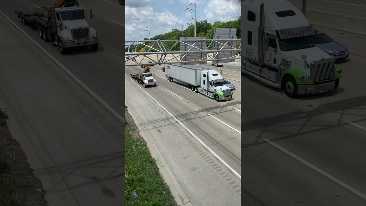 Truckspotting on I:90 pt 60: Largecar Freightliner