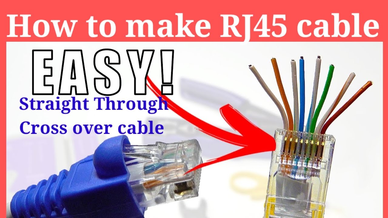 How to make RJ45 cable - Inst Tools