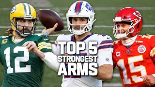 Top Five Strongest Arms in the NFL!
