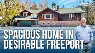 Freeport Maine Home Tour: Spacious Living in Desirable Neighborhood | Maine Real Estate