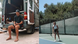 Tennis & Van Prep | Weekly Vlog | Caelynn Miller-Keyes