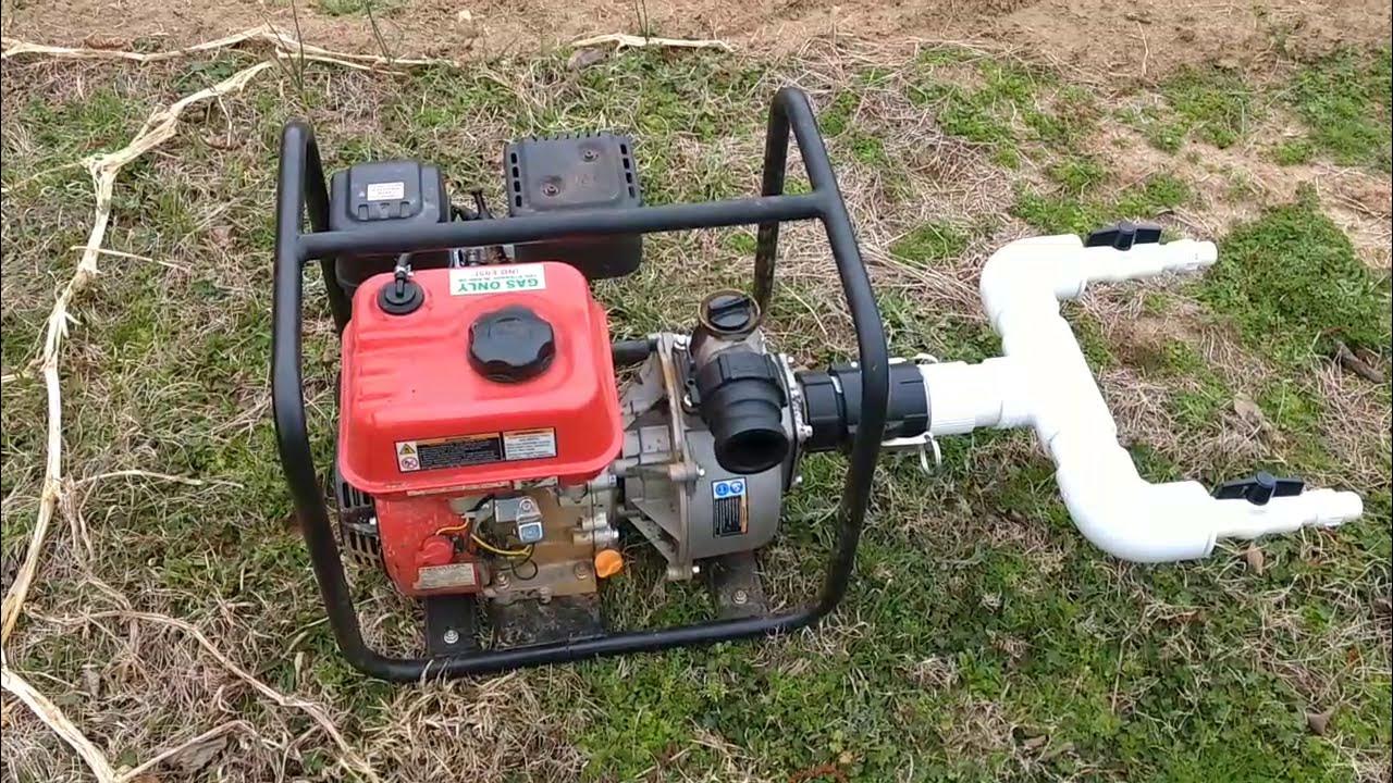 Trash Pump Irrigation System, cheap and easy! YouTube