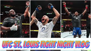 BEST NONPPV EVENT IN UFC HISTORY?? | UFC ST. LOUIS FIGHT NIGHT VLOG