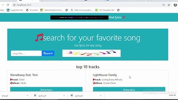 Music Lyrics Finder with React JS