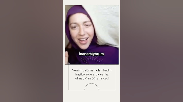 Yeni müslüman olan olan kadın İngiltere’de artık yanlız olmadığını öğrenince..!