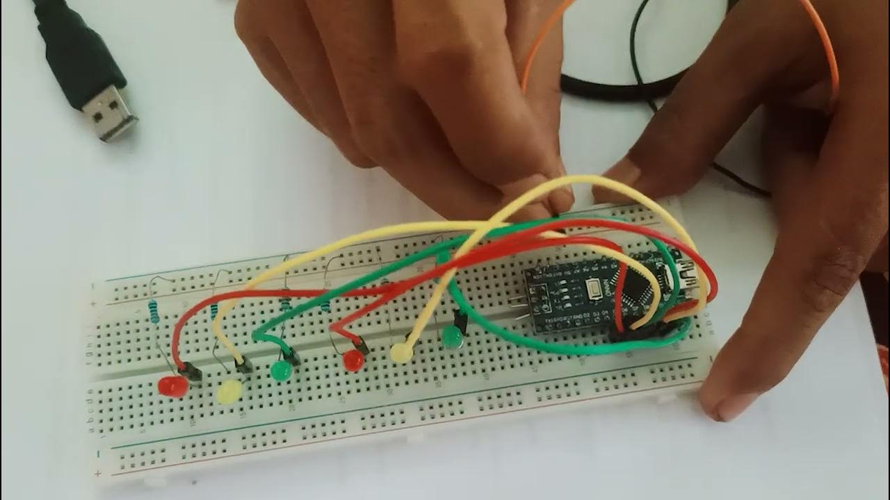How to Create Two Way Traffic Light Signal Using Arduino Nano - YouTube
