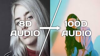 Billie Eilish x Olivia Rodrigo - Ocean Eyes x Drivers License(This 100D Audio | Not 8D Audio)Use🎧