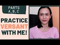 VERSANT PRACTICE TEST DEMO: PARTS A-C | Tips to Pass Versant English Test