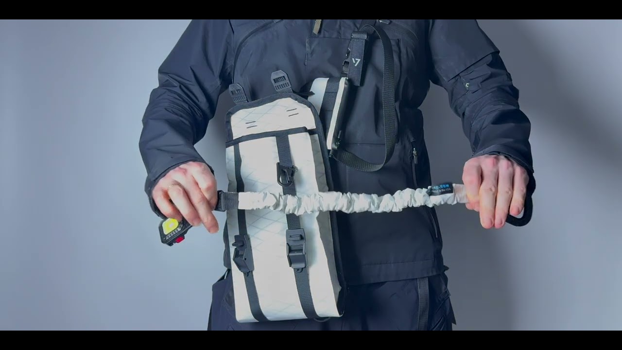 B3 Mini X-Pac 21 — glowing Techwear bag | Acronym Y3 inspired | Futuristic style